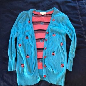 Ladybug cardigan